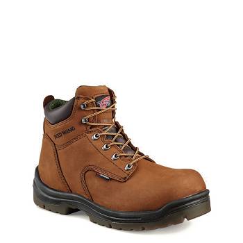 Red Wing King Toe 6-inch INSULATED Safety Toe - Hnede Nepremokave Topanky Panske, RW177SK